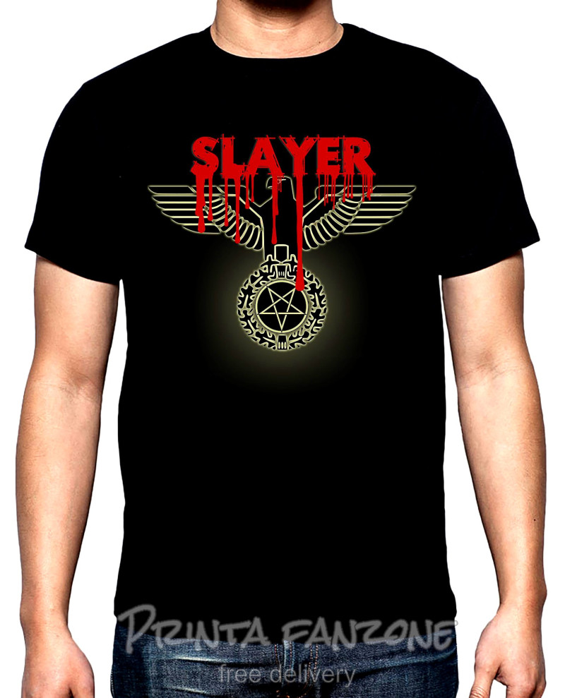 T-SHIRTS Slayer, men's  t-shirt, 100% cotton, S to 5XL